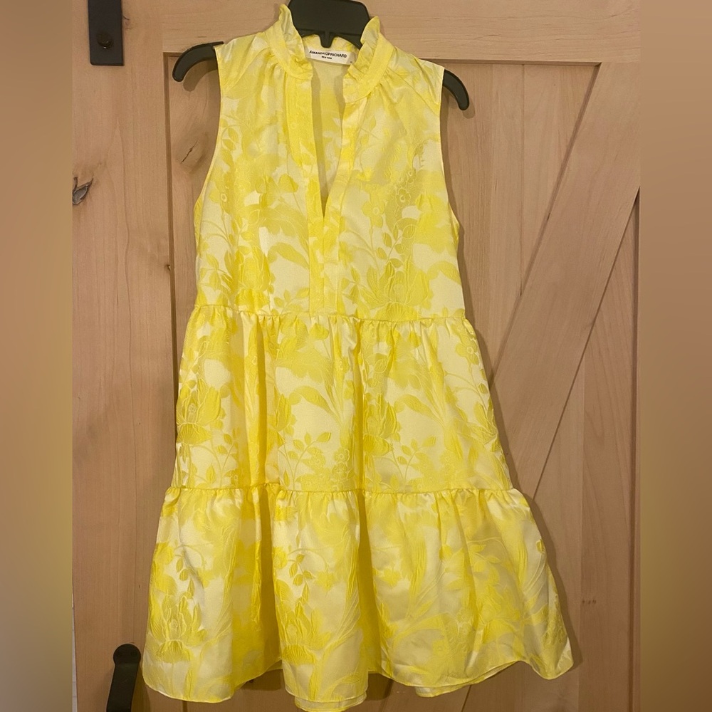 Excellent condition yellow dress by Amanda Uprichard